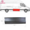 MB Sprinter 906 06+ sivuoven korjauspelti | helmapellit - korjauspellit - takakaaret | Laatu koriosat nopeasti aidosti suomalaisesta Carkone verkkokaupasta