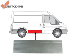 Transit 00-14 sivuoven pintapelti | helmapellit - korjauspellit - takakaaret | Laatu korjauspellit nopeasti aidosti suomalaisesta Carkone verkkokaupasta.