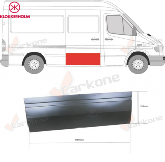 Sprinter/LT 95-06 sivuoven oikea korjauspelti 320mm