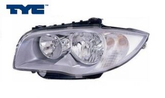 BMW 1 E81/87 ajovalo vasen H7/H7 Tyc 07-09