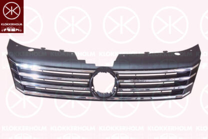 VW Passat B7 maski/musta kromi | puskurit - listat - maskit | laatu koriosat reilun edullisesti ja sujuvasti suomalaisesta Carkone verkkokaupasta.