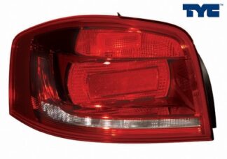 Audi A3 8P takavalon lasi vasen koppa tumma 10-12