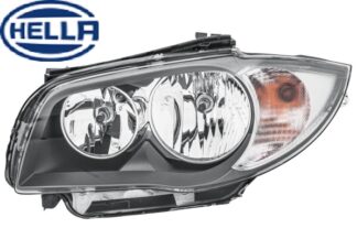 BMW 1 E81/87 ajovalo vasen. H7/H7 Hella 09-12