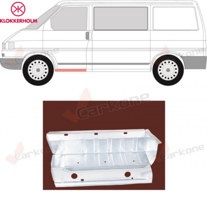 VW T4 astinlauta | helmapellit - korjauspellit - takakaaret | Laatu koriosat nopeasti ja sujuvasti suomalaisesta Carkone verkkokaupasta.