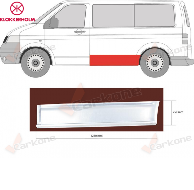 VW Transporter T5 helmapelti | helmapellit - korjauspellit - takakaaret | Laatu koriosat nopeasti suomalaisesta Carkone verkkokaupasta.