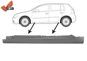 VW Golf V helmapelti. 4-ov 03-08 vasen