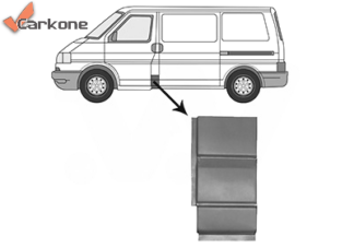 VW T4 sivuhelmapelti | helmapellit - korjauspellit - takakaaret | Laatu koriosat nopeasti ja sujuvasti suomalaisesta Carkone verkkokaupasta.