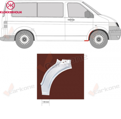 VW Transporter T5 etupyöränkaari | helmapellit - korjauspellit - takakaaret | Laatu koriosat nopeasti suomalaisesta Carkone verkkokaupasta