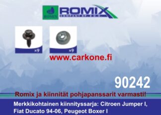 Pohjalevyn kiinnityssarja Ducato 94-06/ Jumper I/ Boxer I | pohjapanssarit - kiinnityssarjat - sisälokasuojat | Koriosat edullisesti Carkone verkkokaupasta.