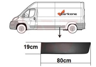 Fiat Ducato Jump Box 250 takasivulista | helmapellit - korjauspellit - takakaaret | Laatu koriosat nopeasti aidosti suomalaisesta Carkone verkkokaupasta