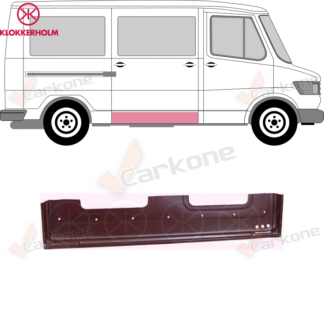 MB T1 B601/602 sivuoven pohjapelti 24cm 77-96