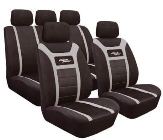Istuinsuojasarja High Gear harmaa/musta | Istuinsuojat - Istuinlämmittimet - Korjaamosuojat  | Istuinsuojat autoihin edullisesti Carkone-verkkokaupasta