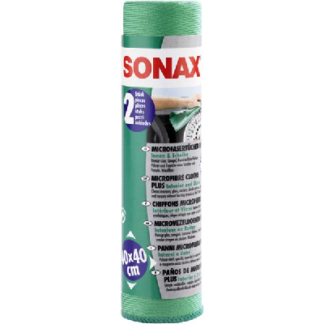 SONAX Mikrokuituliina sisäpinnat ja lasi | Autonhoitoaineet - Kemikaalit - Tarvikkeet | Tuotteet auton pesemiseen ja kiillottamiseen Carkone-verkkokaupasta