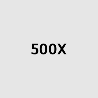 500X