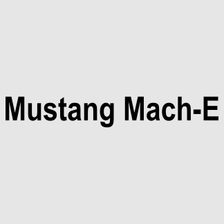 Mustang Mach-E