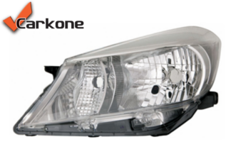 Toyota Yaris P13 ajovalo H4 sähkömoottorilla kromi Tyc vasen 2010-2014
