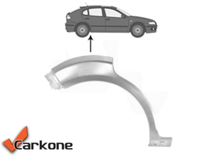 Seat Leon 1P takakaari oikea | helmapellit - korjauspellit - takakaaret | Mittatarkat helmapellit ja takakaaret suomalaisesta Carkone-verkkokaupasta