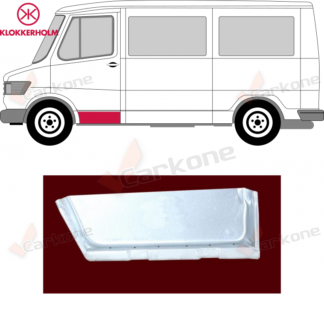 MB T1 B601/602 etuoven pohjapelti vasen 77-96