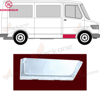 MB T1 B601/602 etuoven pohjapelti oikea 77-96