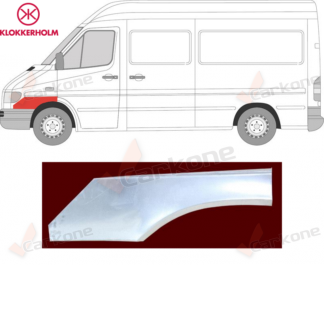 MB Sprinter 903 etulokasuojan korjauspelti vasen 95-00