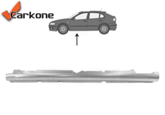 Seat Leon 1P helmapelti vasen | helmapellit - korjauspellit - takakaaret | Mittatarkat helmapellit ja takakaaret suomalaisesta Carkone-verkkokaupasta