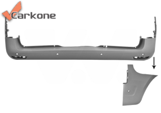 MB Vito W447 takapuskuri pohjamaalattu | etupuskurit - takapuskurit - maskit | Laatu koriosat nopeasti aidosti suomalaisesta Carkone verkkokaupasta