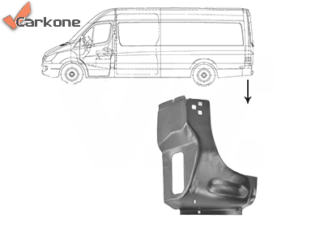 MB Sprinter 906/907 takakulmapilarin alaosa | helmapellit - korjauspellit - takakaaret | Laatu koriosat edullisesti aidosti suomalaisesta Carkone verkkokaupasta