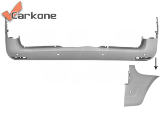 MB Vito W447 takapuskuri harmaa | etupuskurit - takapuskurit - maskit | Laatu koriosat nopeasti aidosti suomalaisesta Carkone verkkokaupasta