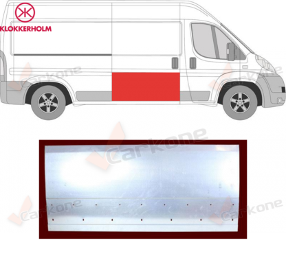Fiat Ducato Jump Box sivuoven korjauspelti | helmapellit - korjauspellit - takakaaret | Laatu koriosat edullisesti suomalaisesta Carkone verkkokaupasta