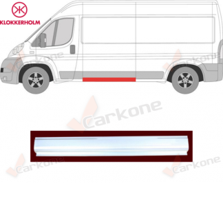 Jump Box Ducato 06-14 vasen sivuhelmapelti korkeus 180mm