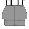 Tavaratilansuoja pieni 95x116cm - Image 2