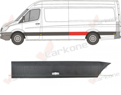 Mercedes Benz Sprinter muovinen sivulista