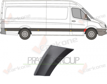 Mercedes Benz Sprinter muovinen etulokasuojan lista