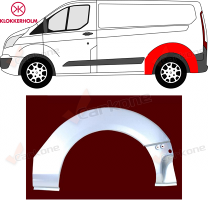 Ford Transit Custom takakaari | helmapellit - korjauspellit - takakaaret | Mittatarkat koriosat nopeasti aidosti suomalaisesta Carkone verkkokaupasta
