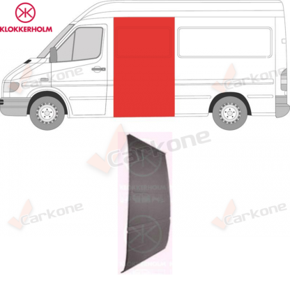 Sprinter/LT 95-06 vasen sivuhelmapelti | helmapellit - korjauspellit - takakaaret | Mittatarkat koriosat nopeasti aidosti suomalaisesta Carkone verkkokaupasta