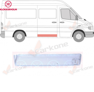 Sprinter/LT 95-06 oikea sivuoven pohja/sisäosa