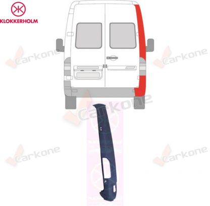 Sprinter/LT 95-06 takakulmapilari oikea | helmapellit - korjauspellit - takakaaret | Mittatarkat koriosat nopeasti aidosti suomalaisesta Carkone verkkokaupasta