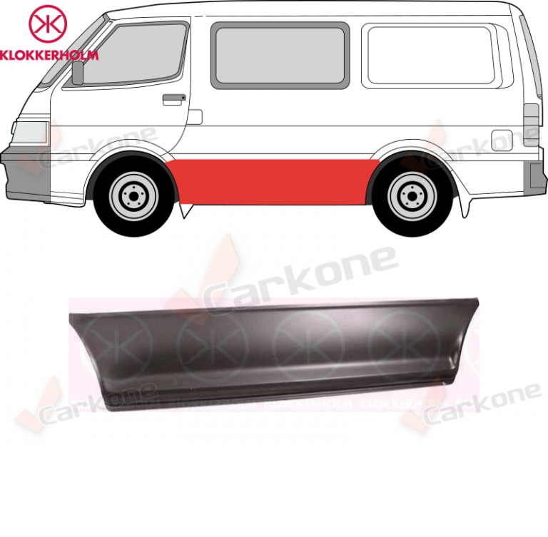 Toyota Hiace IV H100 helmapelti vasen | helmapellit - korjauspellit - takakaaret | Mittatarkat koriosat nopeasti aidosti suomalaisesta Carkone verkkokaupasta