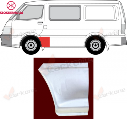 Toyota Hiace IV H100 etulokasuojan korjauspelti