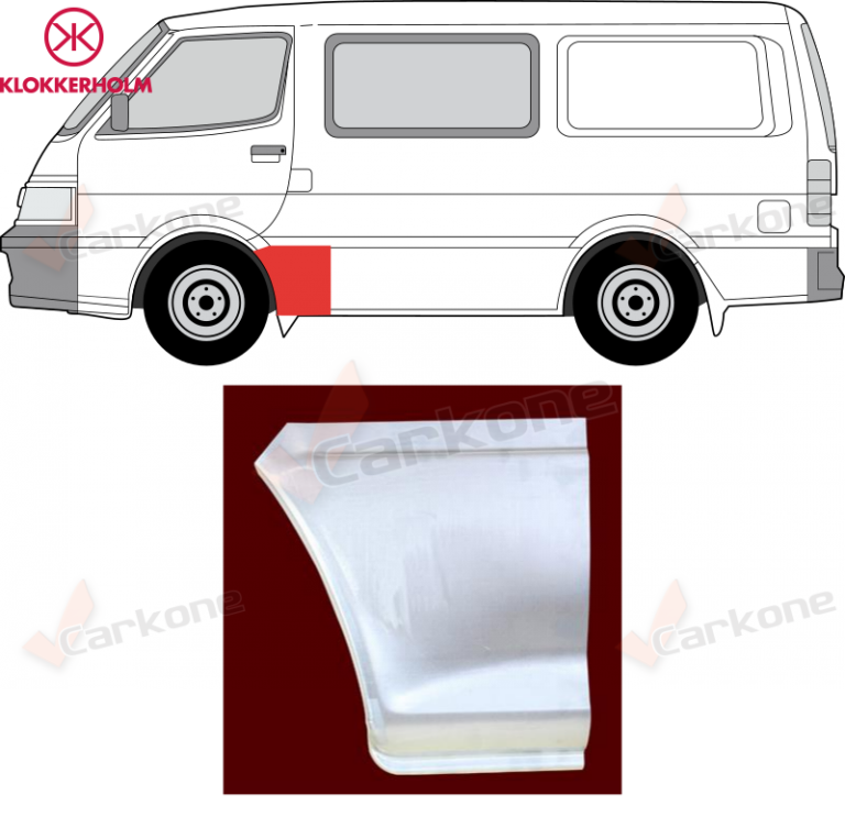 Toyota Hiace IV H100 etulokasuojan korjauspelti