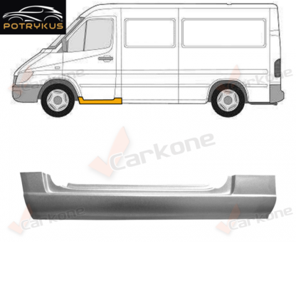 Sprinter/LT 95-06 etuoven oikea kynnys | helmapellit - korjauspellit - takakaaret | Mittatarkat koriosat nopeasti aidosti suomalaisesta Carkone verkkokaupasta