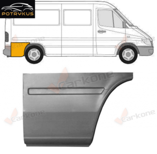 Sprinter/LT 95-06 takapyörän takaosa puolipitkä malli oikea
