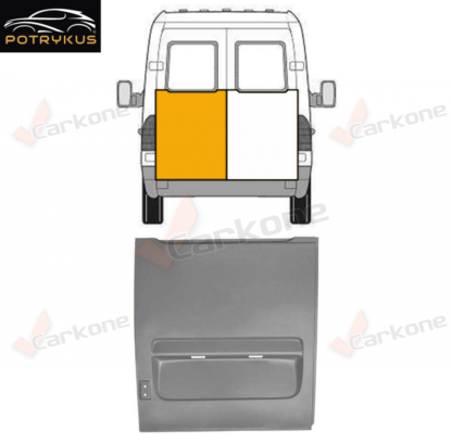 Sprinter/LT 95-06 takaoven vasen korjauspelti | helmapellit - korjauspellit - takakaaret | Laatu koriosat edullisesti suomalaisesta Carkone verkkokaupasta