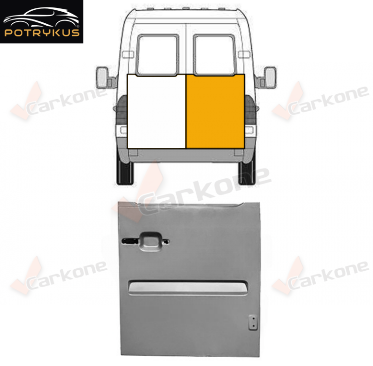 Sprinter/LT 95-06 takaoven oikea korjauspelti | helmapellit - korjauspellit - takakaaret | Laatu koriosat edullisesti suomalaisesta Carkone verkkokaupasta
