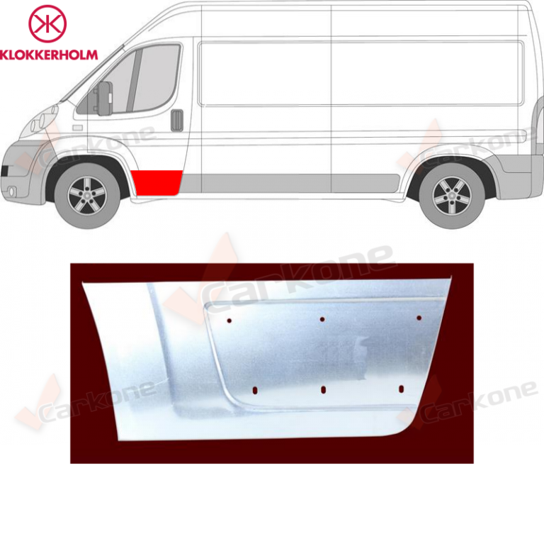 Fiat Ducato Jump Box etuoven korjauspelti