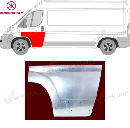 Fiat Ducato Jump Box etuoven korjauspelti