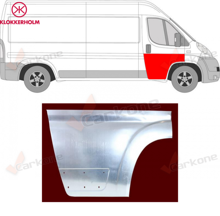 Fiat Ducato Jump Box etuoven korjauspelti