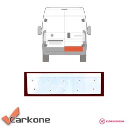 Fiat Ducato Jump Box takaoven korjauspelti korkeus 24cm oikea 06+ Fiat Ducato Jump Box takaoven korjauspelti korkeus 24cm oikea 06+