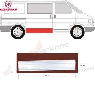 VW T4 korjauspellit sivuoven korjauspelti 220mm