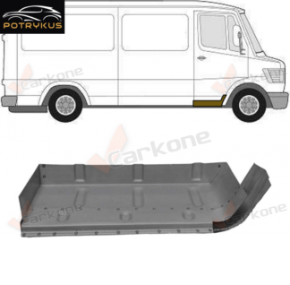 Mercedes Benz T1 B601 B602 astinlauta vahvistuksella matala oikea 77-96